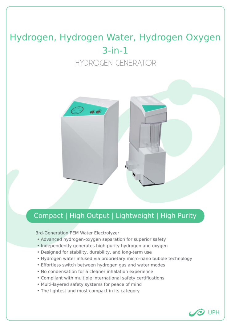 Triple-Purpose Hydrogen Inhalation System (900cc) - Image 2